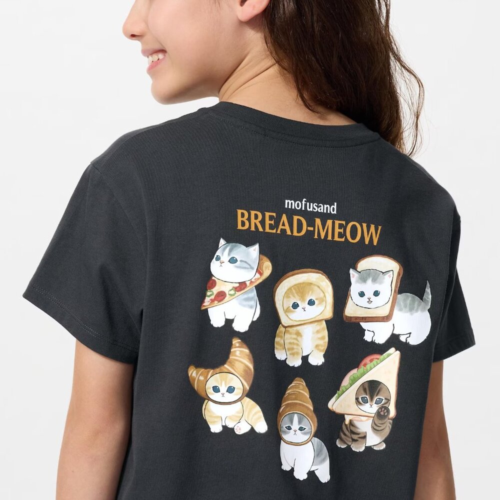 Mofusand Cat Cotton T-Shirt Women Size 11&12 fit women medium NWT